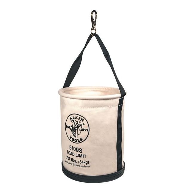 Klein® 15 in. Straight Wall Canvas Bucket - Image 2