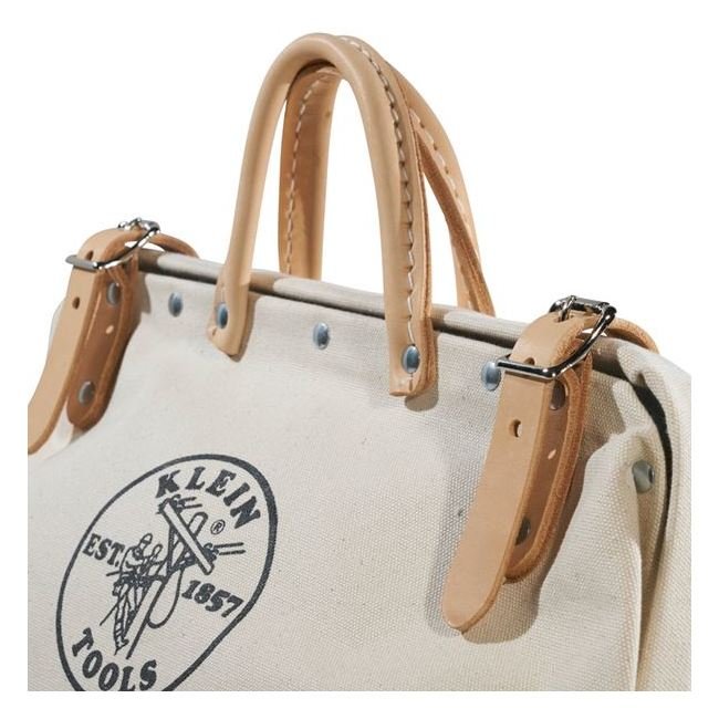 Klein® 14 in. Canvas Tool Bag with Rivet Reinforcement - Image 5