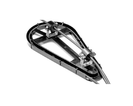 16” Plastic Sno-Shoe Fiber Optic Storage Brackets (Non-Metallic) - Image 1