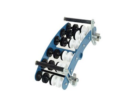 Heavy-Duty 45 Degree Corner Cable Block for Aerial Hardware - Image 1