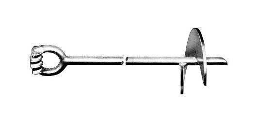 Heavy-Duty No-Wrench Screw Anchor with 15" Helix - Image 1