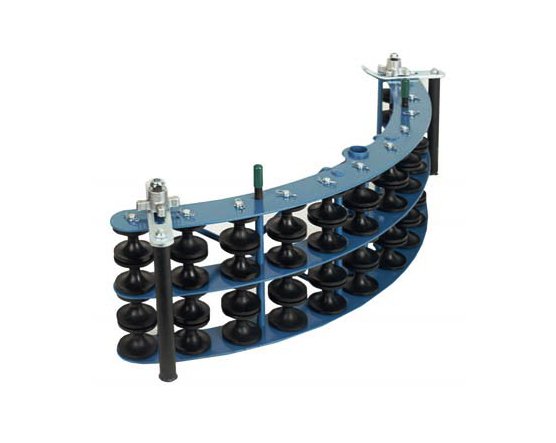 Steel 90 Degree Corner Blocks with Plastic Rollers - Image 2