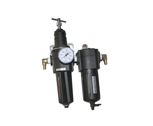 1/2" Industrial Filter Regulator Lubricator with Auto Drains - Image 1