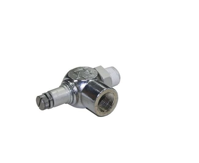 3/8" Flow Restrictor - Chrome Plated Nickel Air Fitting - Image 1