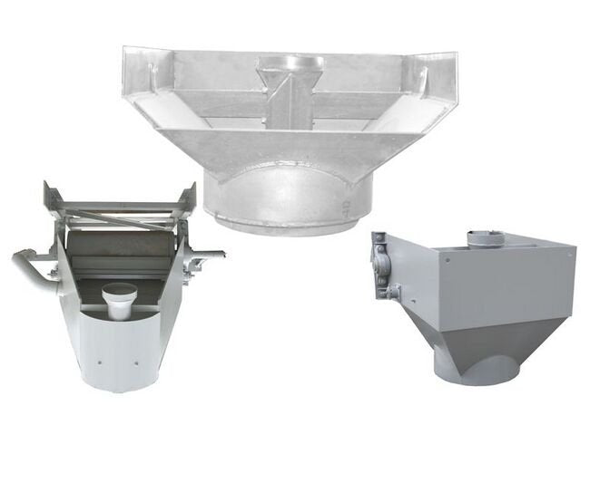 30" Titan Collection Hopper - Industrial Grade Steel Bin - Image 1