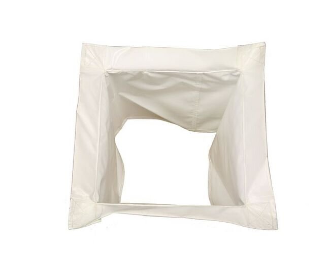 Heavy Duty 14" x 14" x 24" Square Vinyl Flume Hose - Image 1