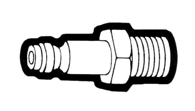 1/4" Solid Brass Coupler Pin | Female Pipe Thread Size - Image 1