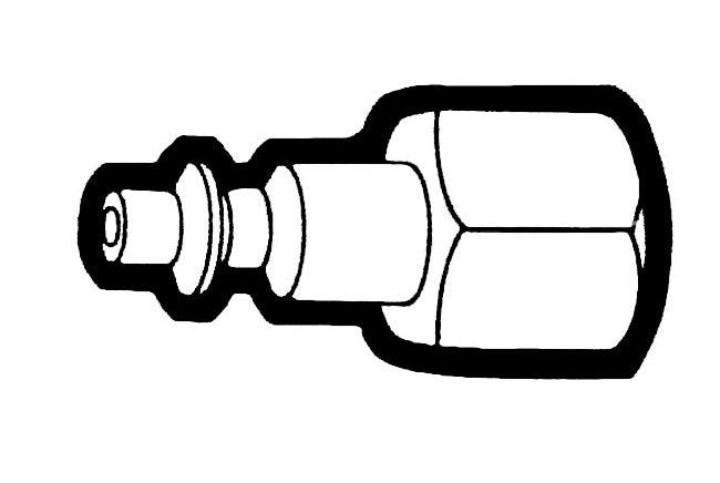 1/4" Steel Coupler Pin for Female Pipe Thread - Image 1