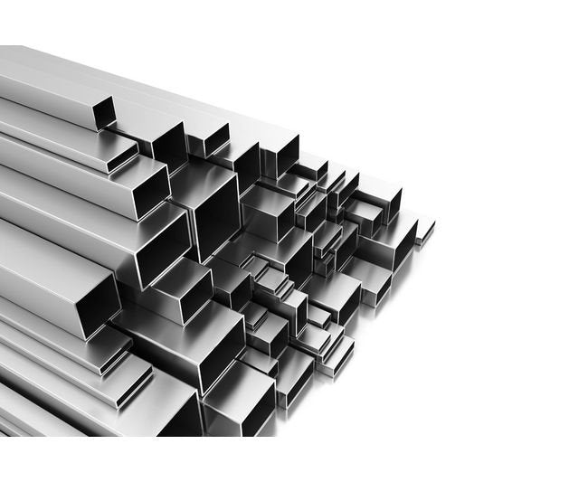 6063-T6 Grooved Rectangular Aluminum Tube - Image 1