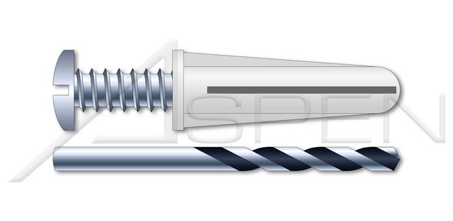 Conical Bantam Dark Blue Plastic Anchor - Image 1