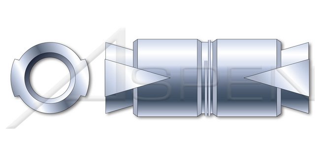 Zamac Alloy Double Expansion Shield Anchor - Image 1