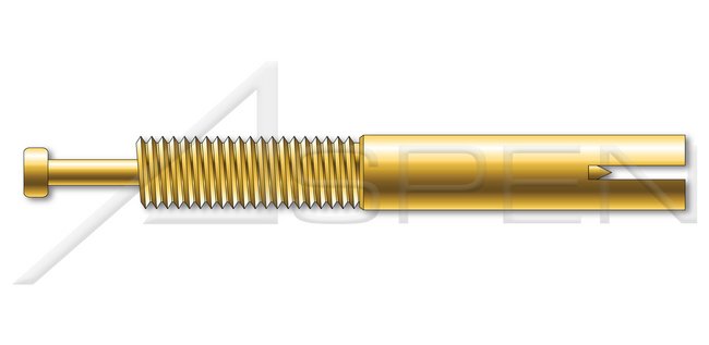 Yellow Zinc Steel Expansion Pin Hammer Drive Anchor - Image 1