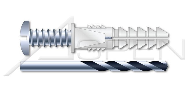 Ribbed Plastic Anchor - Image 1