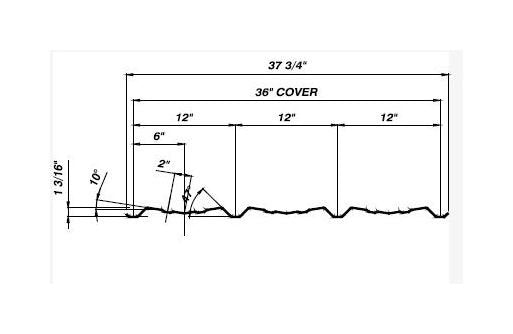 ASTM A606 Weathering Steel A-Panel Corrugated Metal Sheet - Image 2
