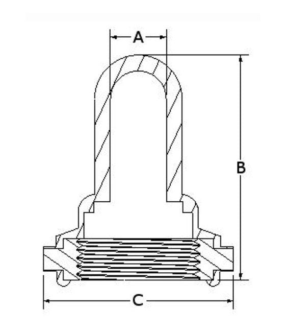 APM Hexseal® 50154 Standard Threaded Full Toggle Boot with Constant Internal Diameter - Image 2