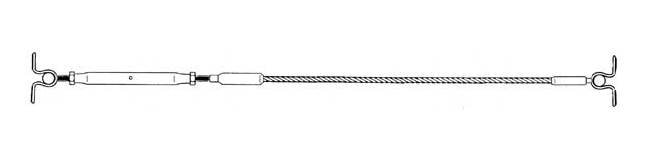 Hand Crimp Classic Deck Toggle Turnbuckle - Image 3