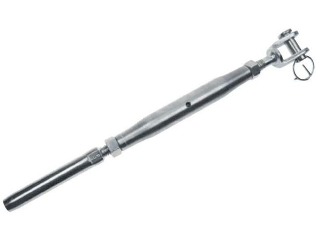 Stainless Steel Fixed Jaw & Swage Stud Turnbuckle - Image 1