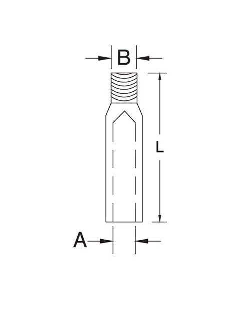 Architectural Cable Railing Lifeline Hand Swage Threaded Terminals - Image 2