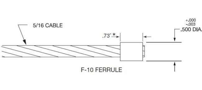 Stainless Steel Type 316 Turnbuckle Ferrule - Image 2