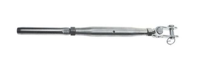 Premium Stainless Steel Classic Jaw Turnbuckle 3/16" - Image 1