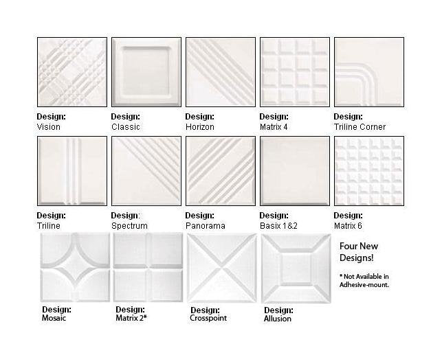 Artex Contour 1-3/4 Inch (in) Thickness Adhesive Ceiling Tile - Image 1