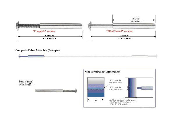 Heavy-Duty Terminator Turnbuckle Cable Railing Component - Image 2