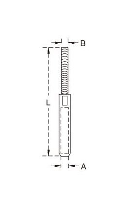 Threaded Terminal with Wrench Flat - Image 2