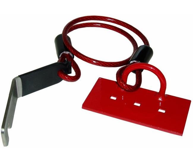 Vinyl-Coated GAC Coiled Cable Assembly with Custom End Fittings - Image 1