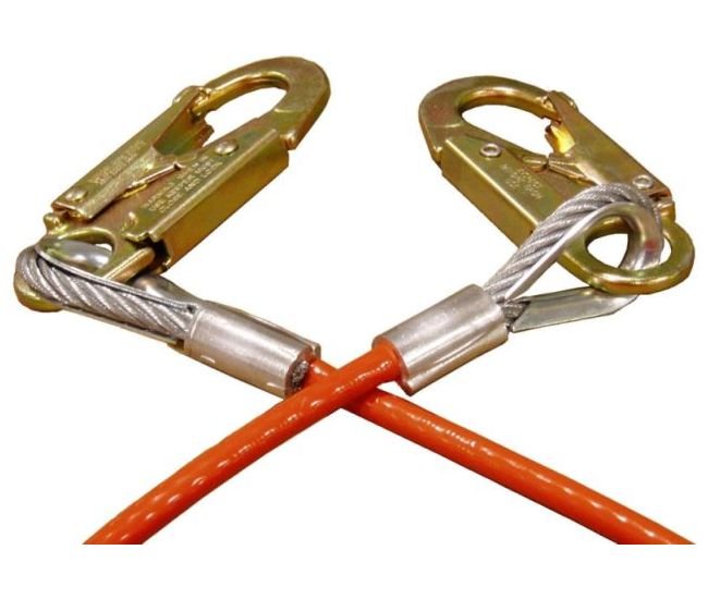 Safety Orange Fall Protection Cable Assembly - Image 1