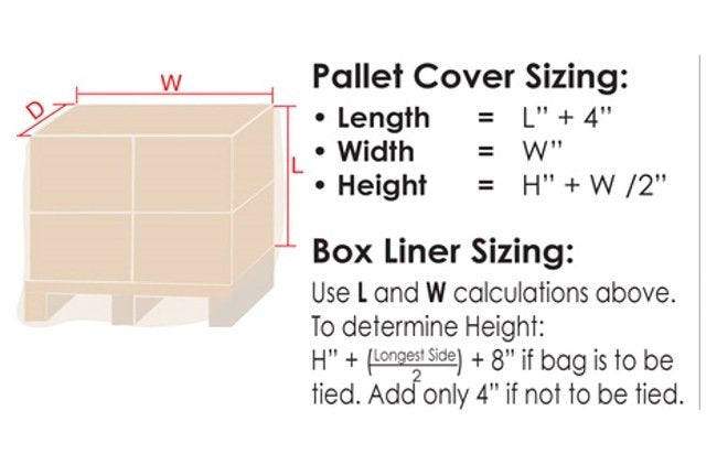 Clear Poly Pallet Cover & Bin Liner, 52 x 48 x 120" - Image 2