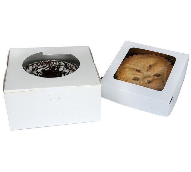 14-Inch Bakery Box with Window, Pack of 100 - Image 1
