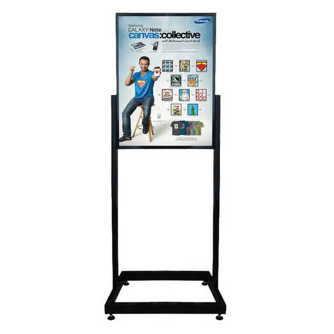 Heavy-Duty 22x28 Banner Floor Stand - Image 1