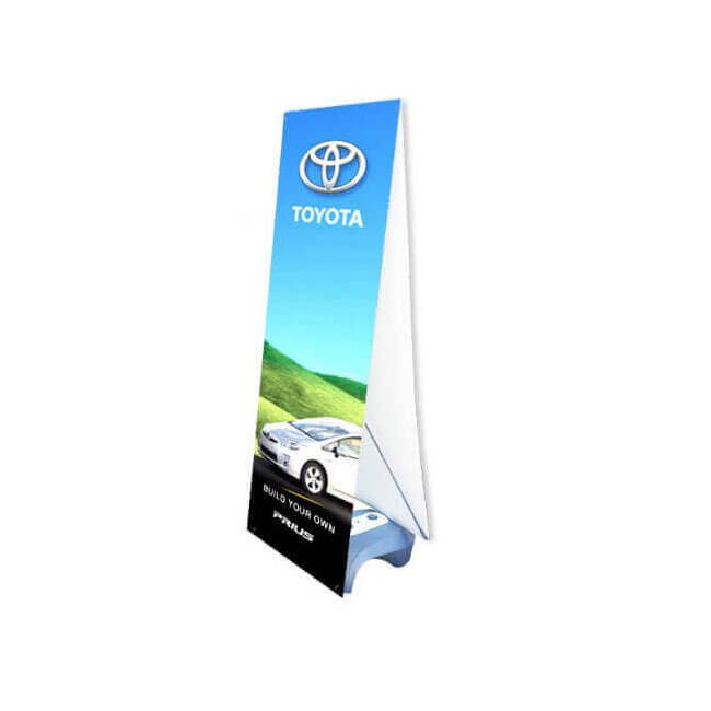 Outdoor Double-Sided X Banner Stand, 24x57 in, Vinyl Print - Image 1