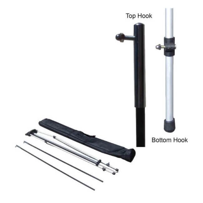 48in x 78in X Banner Stand with Vinyl Print - Megastore SWA-PDE12P - Image 3