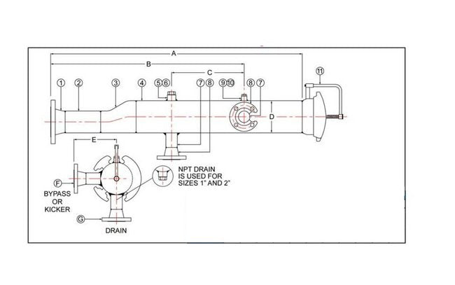 Sure Flow 24" Launcher with Flange Connections - Image 2