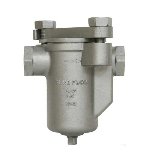 Sure Flow 3" Cast 316 Stainless Steel Simplex Basket Strainer - Image 1
