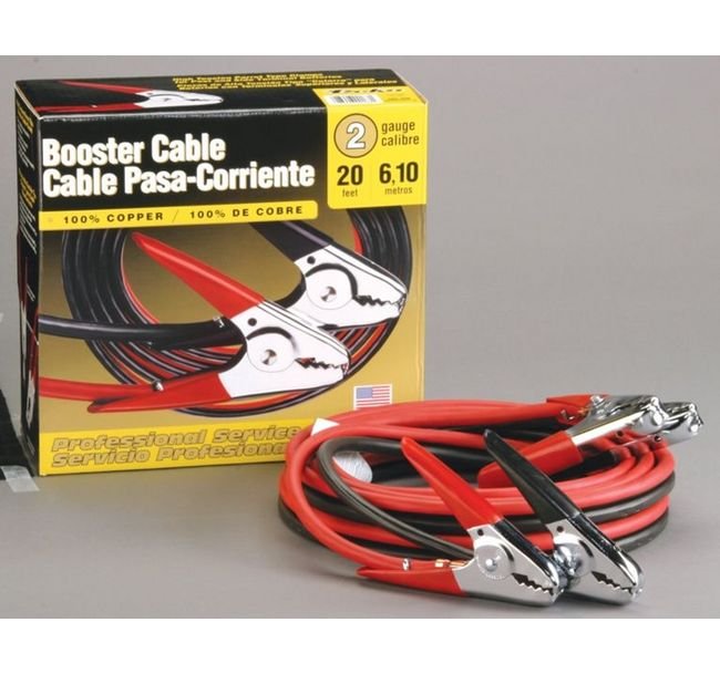 Extra Heavy-Duty 1/0 Gauge Booster Cable - 20ft - Image 1