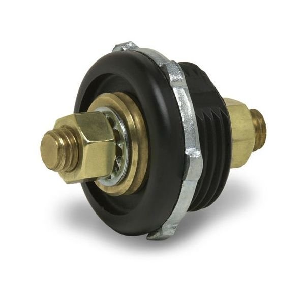 Black Battery Feeder Stud Terminal - 3/8-16 in - Image 1