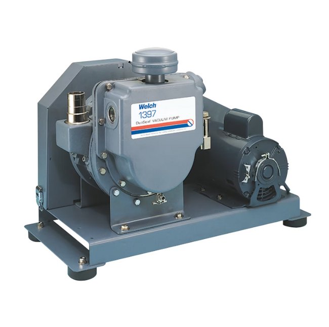 Welch 1397B-01, 115 Volts (V) Voltage DuoSeal Belt-Drive Vacuum Pump - Image 1