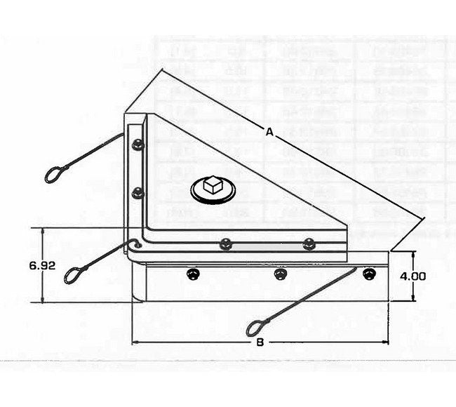 MARTIN Economy V-Plow with Urethane Blade for Belt Conveyors - Image 2