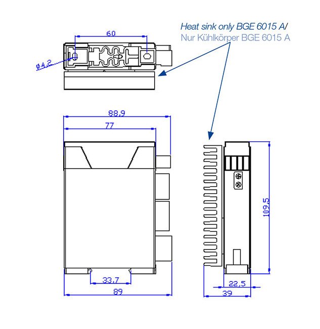 Dunkermotoren BGE Series 50A Peak Output Motor Controller - Image 2
