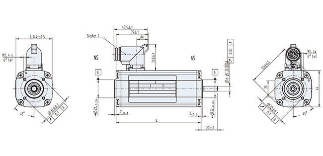Dunkermotoren BG Series 2.5A/45W Brushless DC Motor with Integrated Control - Image 2