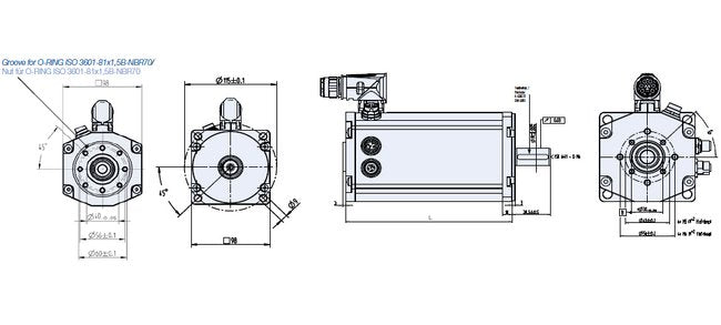 BG Series 25.7A 1127W Brushless DC Motor with Integrated Control - Image 2