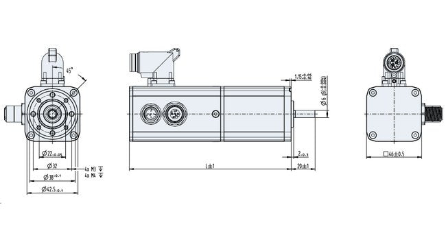 BG Series Brushless DC Motor with Integrated Control Electronics - Image 2