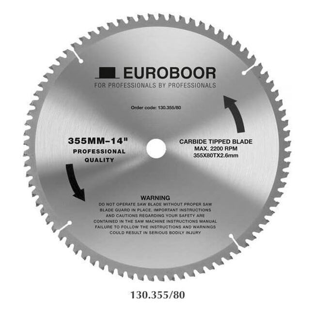 Euroboor 14 Inch Saw Blade for EDC.135 Dry Cut-Off Saw - Image 1