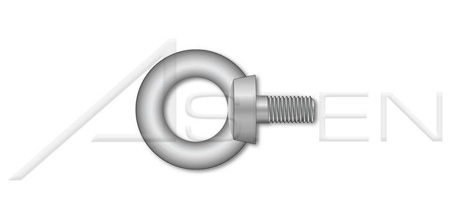 Steel Hot Dip Galvanized DIN 580/ISO 3266 Metric Lifting Eye Bolt - Image 1