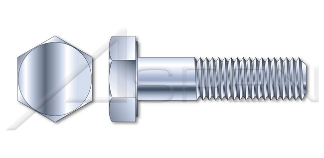A307 Steel Zinc Undersized Body Hex Head Machine Bolt - Image 1