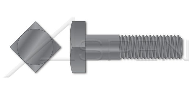 Square Head Steel Plain Machine Bolt - Image 1