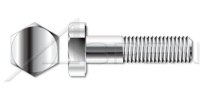 A4 Stainless Steel ISO 4014 Metric Part Thread Hex Head Cap Screw Bolt - Image 1