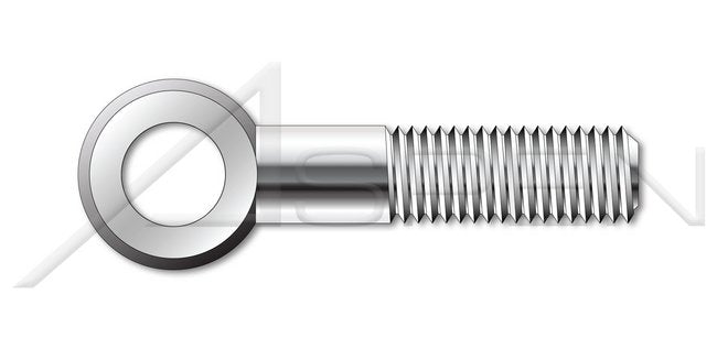 A2 Stainless Steel DIN 444 Type B Metric Precision Swing Eye Bolt - Image 1